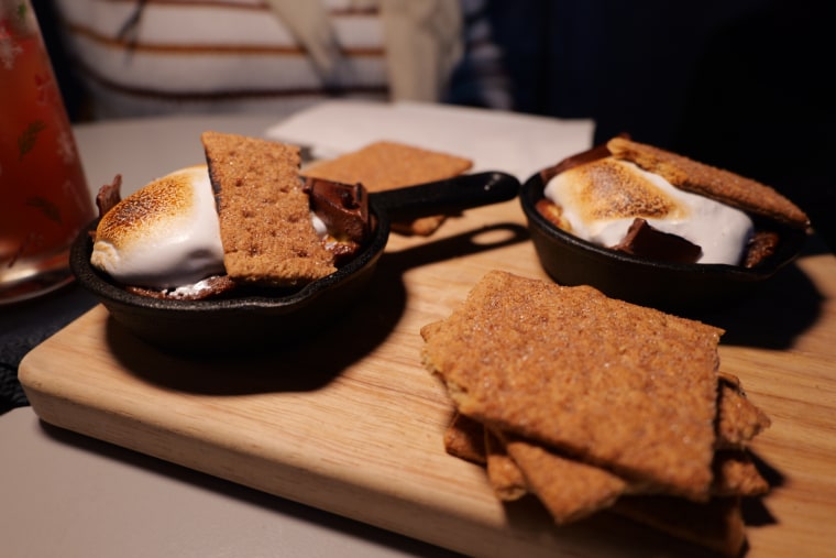 The Deconstructed Smores at the Cheers from the Shelf pop-up bar in Washington D.C.