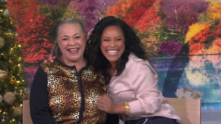 Sheinelle Jones and her mom, Sheila Kinnard. 