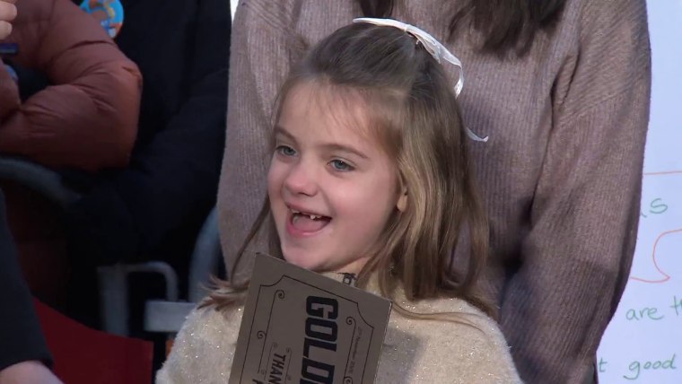 Elliott Austin got even more surprises when she appeared Dec. 1 on TODAY.