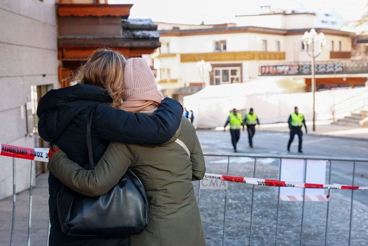Aftermath of New Year’s Eve party explosion and fire at "Le Constellation" bar in Crans-Montana