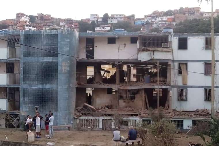 Destrozos en La Guaira, Venezuela, el 3 de enero de 2026.