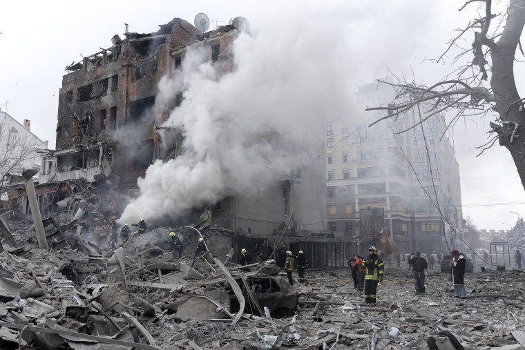 Russian Missile Attack Targets Civilians In Kharkiv