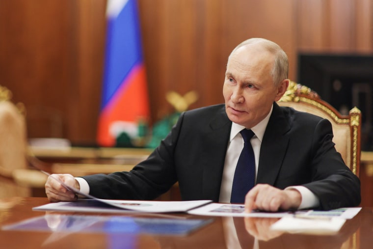 Russian President Vladimir Putin in Moscow on Dec. 30, 2025.