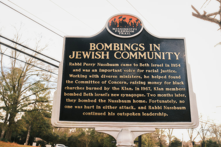 Beth Israel Congregation in Jackson, Miss., on Jan. 12, 2026.