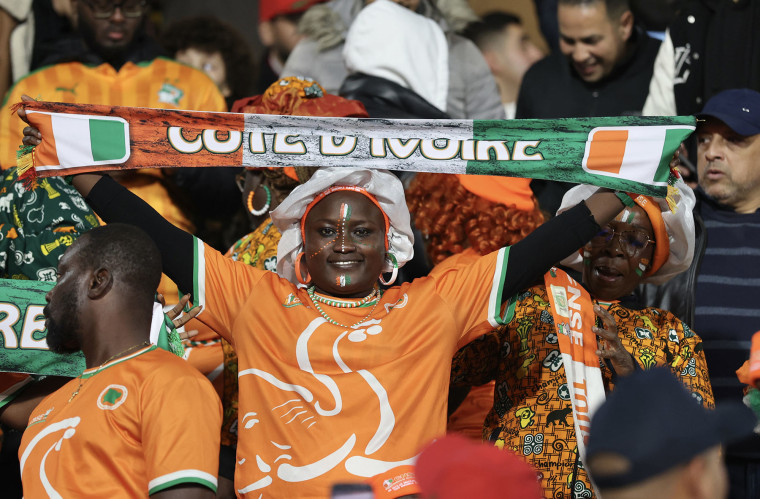 Fans cheer ahead of the Africa Cup of Nations 