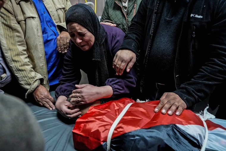 Funeral ceremony of Palestinian killed by Israeli forces in the West Bank