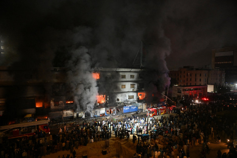 Image: TOPSHOT-PAKISTAN-FIRE