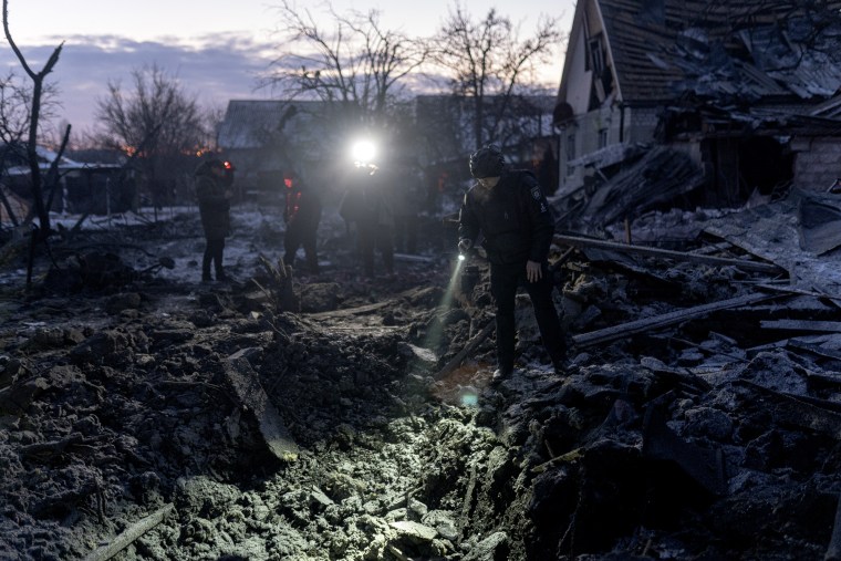 Aftermath Of Russian Guided Bomb Strike On Kharkiv