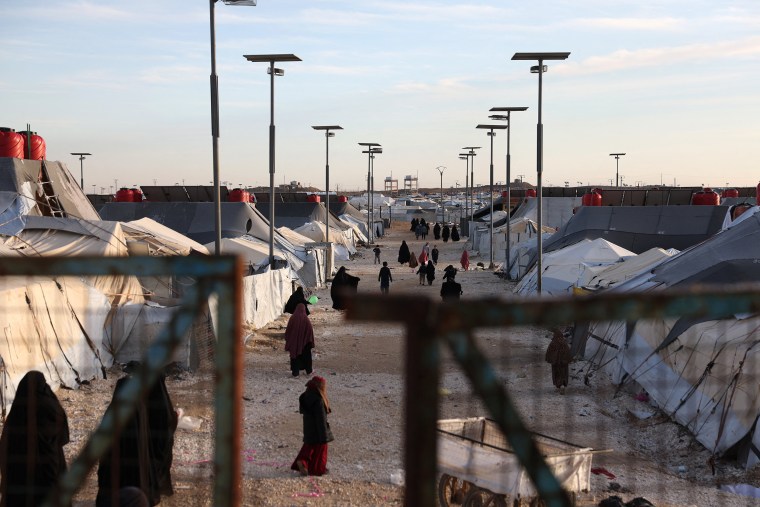 Syria's army entered the vast Al-Hol camp that houses relatives of suspected Islamic State jihadists after Kurdish forces withdrew from the site, said an AFP journalist at the scene. T