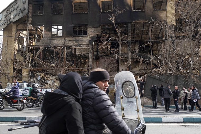 Aftermath Of Anti-Government Protest In Tehran
