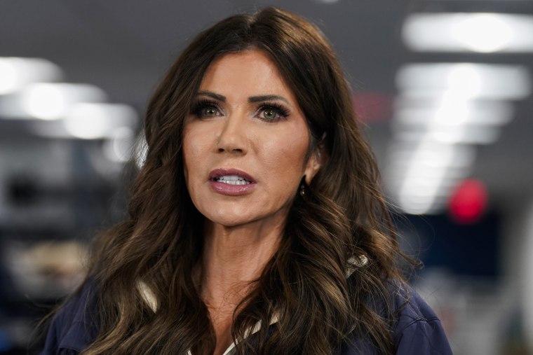 Image: DHS Secretary Noem Holds Press Conference After Deadly Shooting In Minneapolis