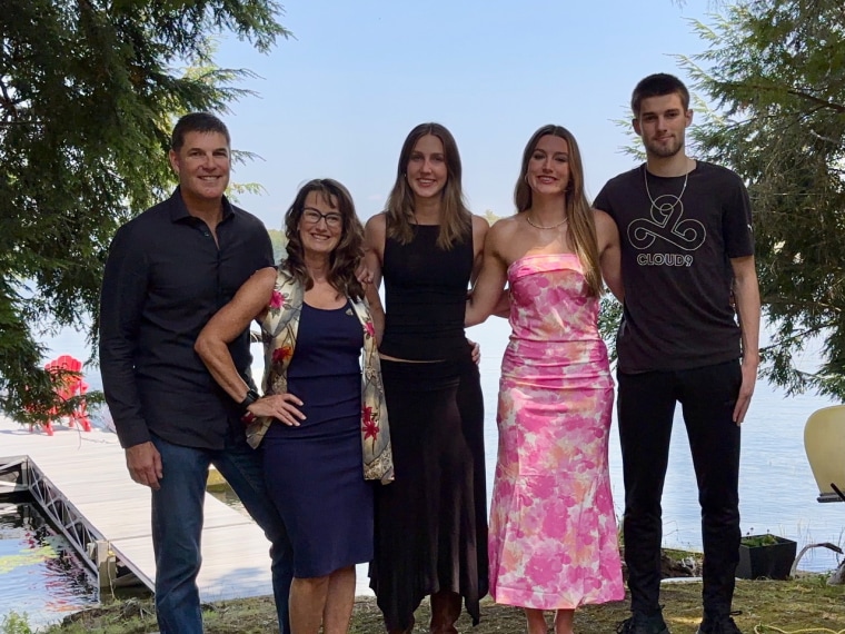 Jeremy Hansen and family.