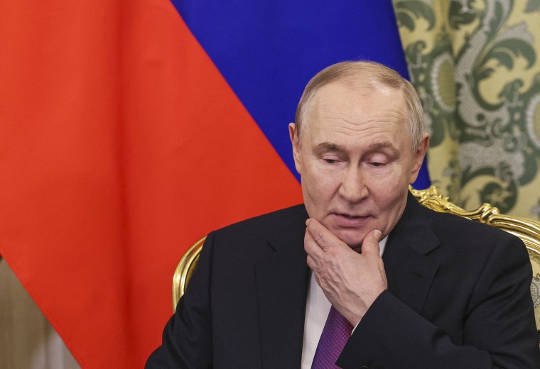 O presidente russo, Vladimir Putin, em Moscou na quarta-feira.