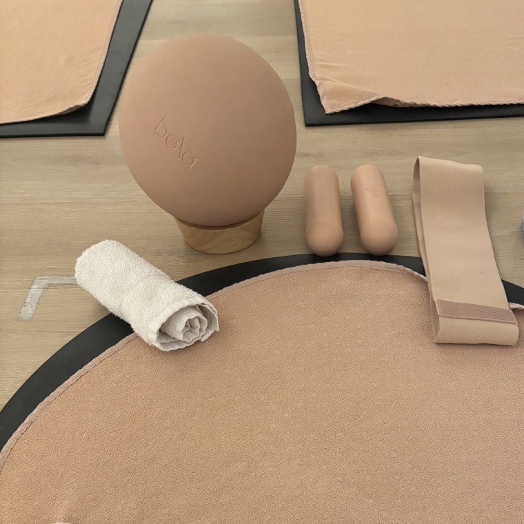 Bala Ball and Bala Bars in Sand used during Fuze House.