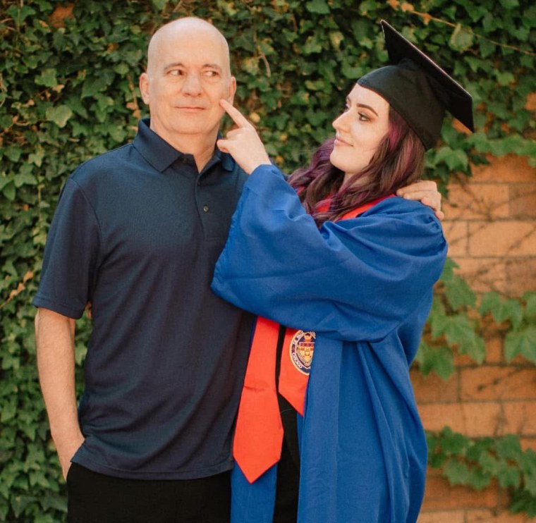 Dan and Wendy at her graduation