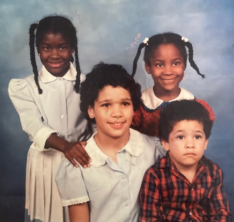 From left to right: Joy, Kessiah, Dee Dee, and their cousin Jarred