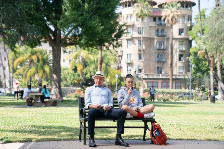 O Central Park de Pasadena é um local notável para os encontros de Paul com Alice.