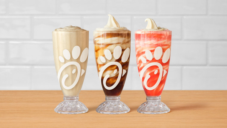 Chick-fil-A's new Icedream-rich menu items.
