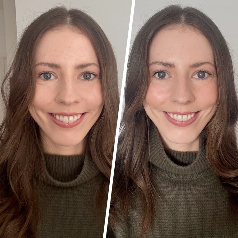 Marrison wears shade 'Dazzling Dusk.'