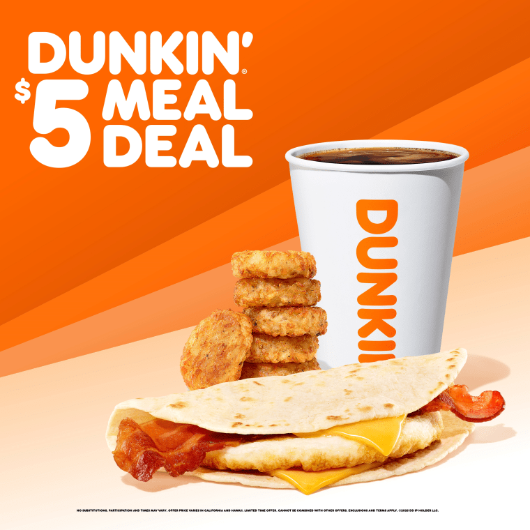 Dunkin's $5 Meal Deal for 2026.