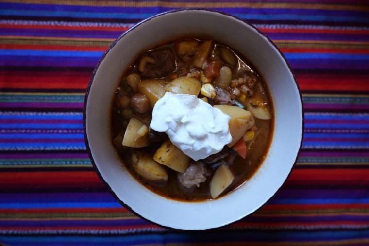 Elizabeth Taylor's favorite stew, called "Rosalie stew"