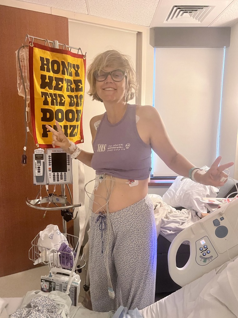 Creel started to feel her lung cancer symptoms resolve as she underwent chemo.