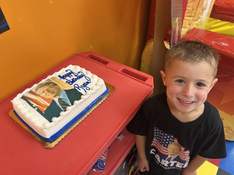 Ryan and his 5th birthday cake.