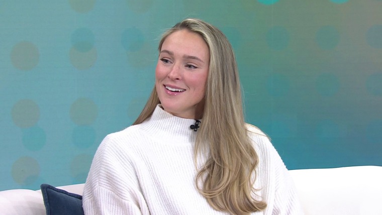 Kylie Kelce stopped by Studio 1A to discuss body confidence and girls in sports.