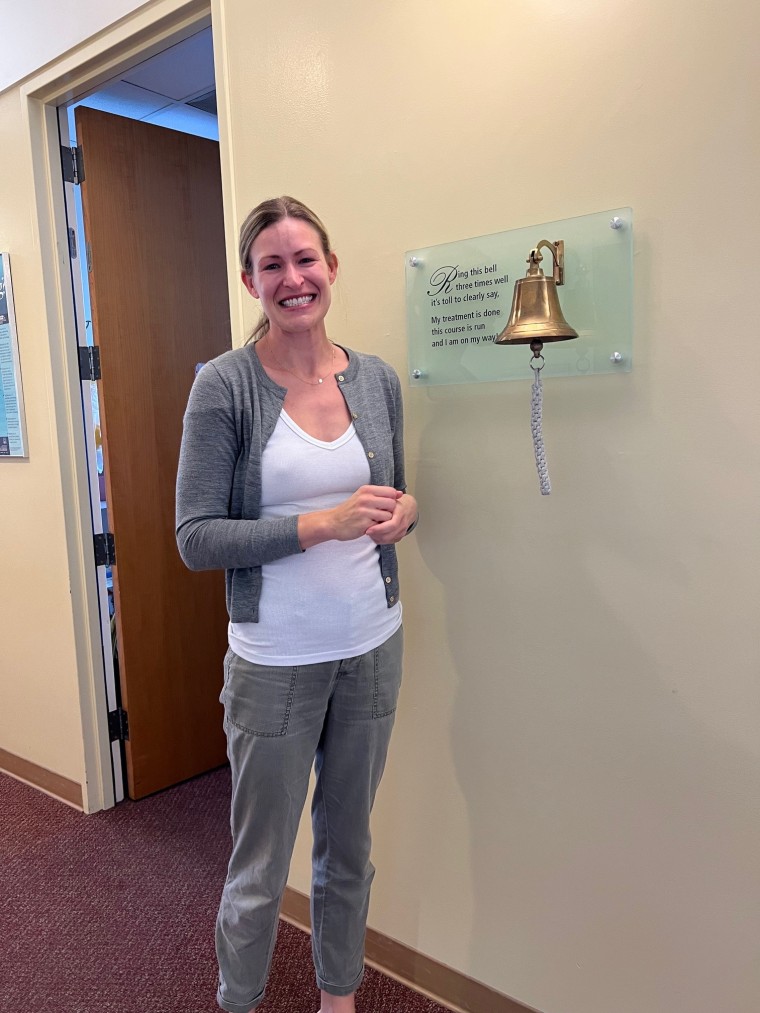 Behnke went through five cycles of chemotherapy over 15 weeks, in addition to radiation and surgery, for her Stage 3b colon cancer.