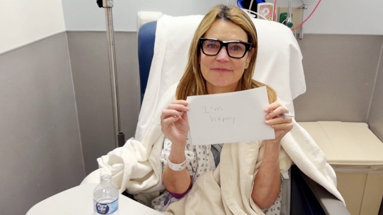 Savannah after her surgery.