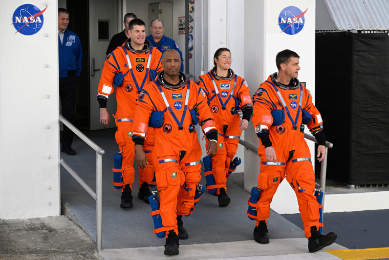 Victor Glover,Reid Wiseman,Jeremy Hansen,Christina Koch