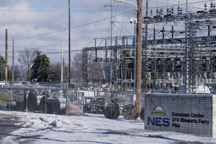 Detail of a Nashville Electric Service (NES) location in Nashville, Tennessee