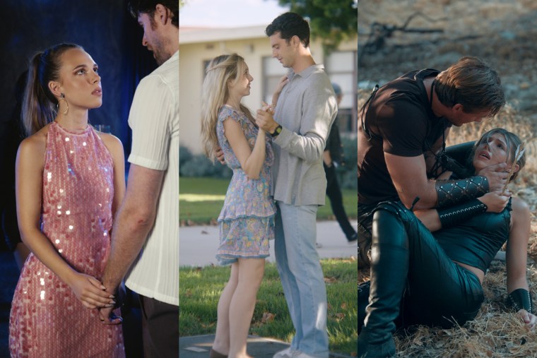 Stills from "Bound By Honor," "To My Romeo," and "Bound To The Rebel Wolf."