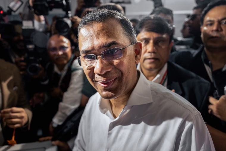 BNP Chairman Tarique Rahman casts his vote in Bangladesh