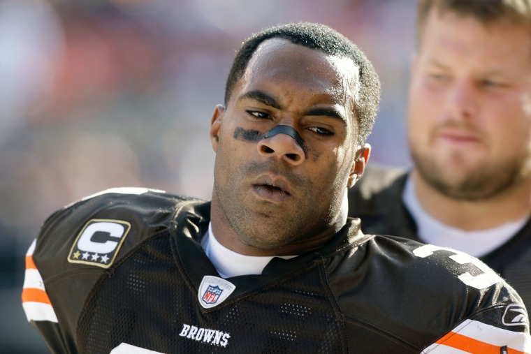 Cleveland Browns running back Jamal Lewis in 2009.