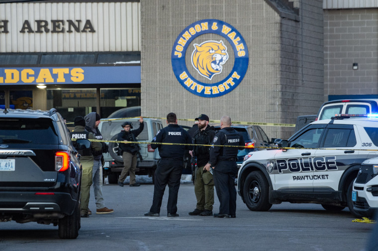 2 killed and 3 injured in shooting at a Rhode Island high school hockey game