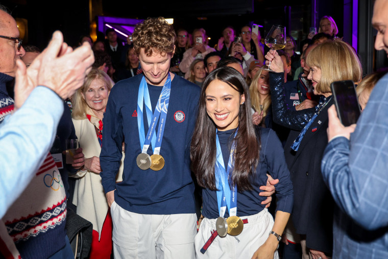 Madison Chock and Evan Bates.
