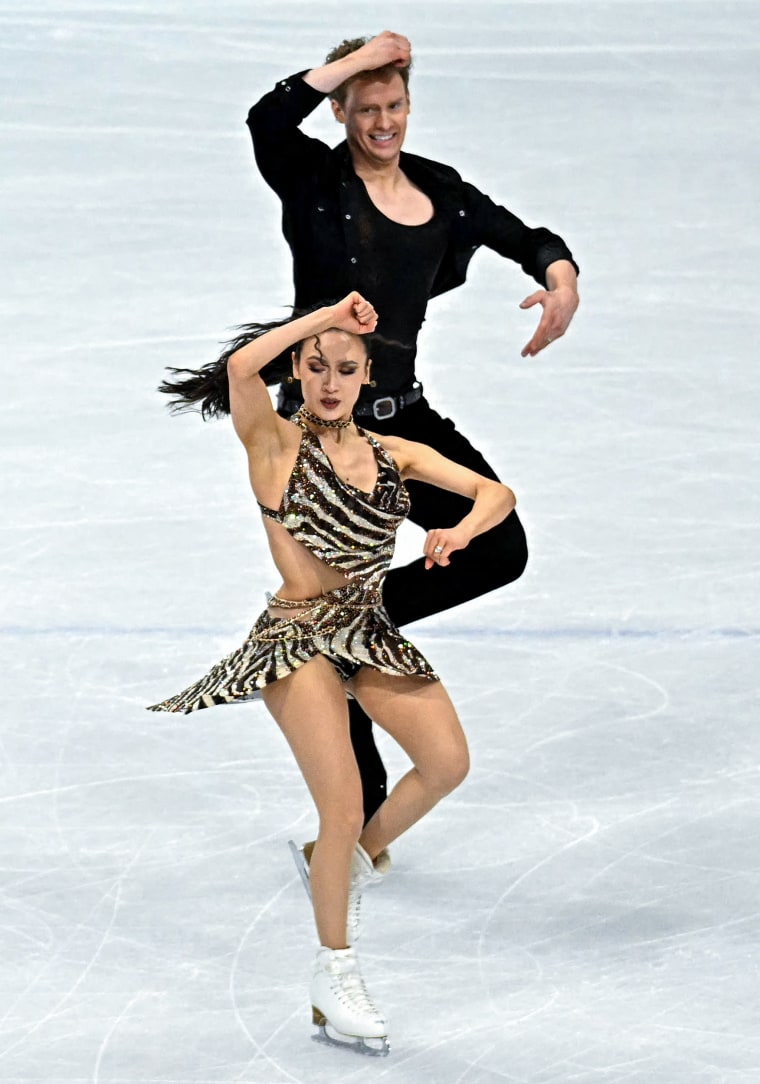 Madison Chock and Evan Bates.