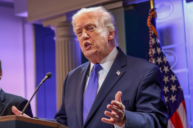 Image: President Trump Holds Press Briefing On Supreme Court's Decision To Strike Down His Global Tariffs