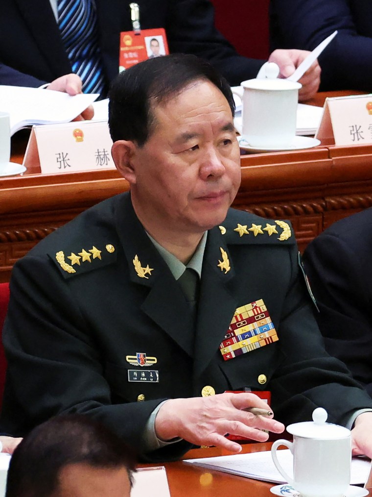 FILE PHOTO: Central Military Commission member Liu Zhenli in Beijing
