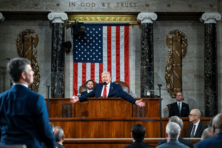 President Trump delivers the first State of the Union address of his second term