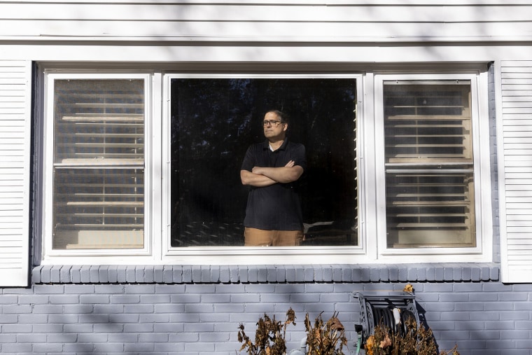 Jared Hudson, Nisos’ Chief Technology Officer, at his home in College Park, Ga.