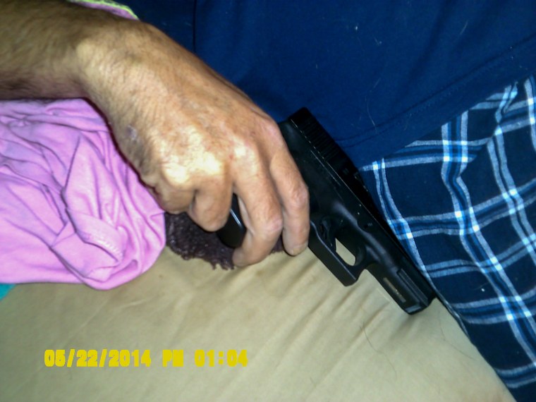 Jake Embert on the day of his death.