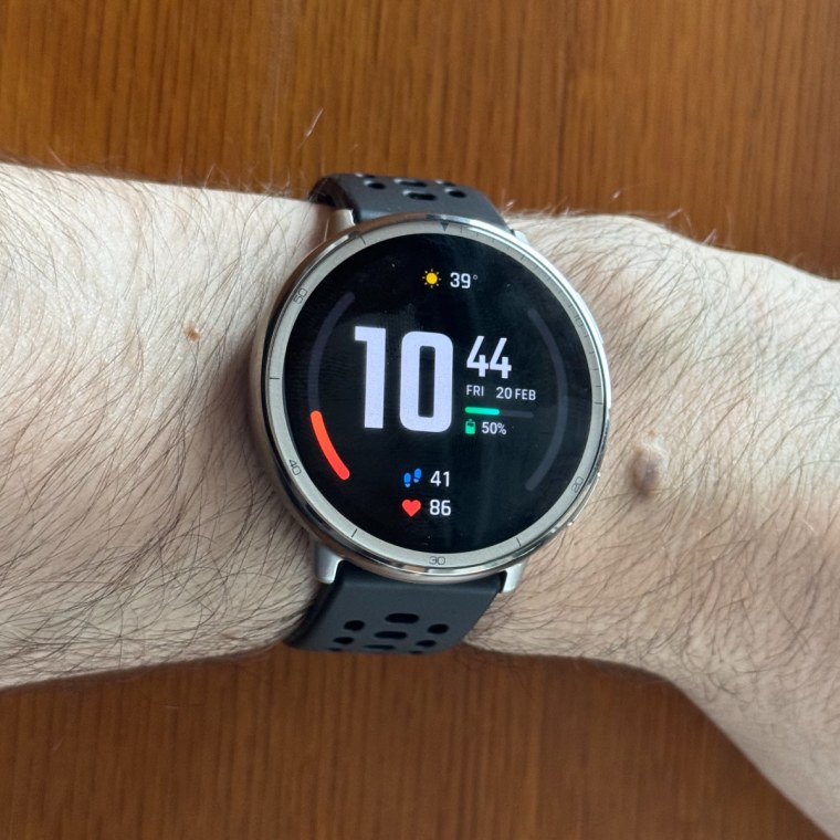 At 44 millimeters across and 9.9 millimeters thick, the Amazfit Active 2 is a good size for many, including people with smaller wrists.