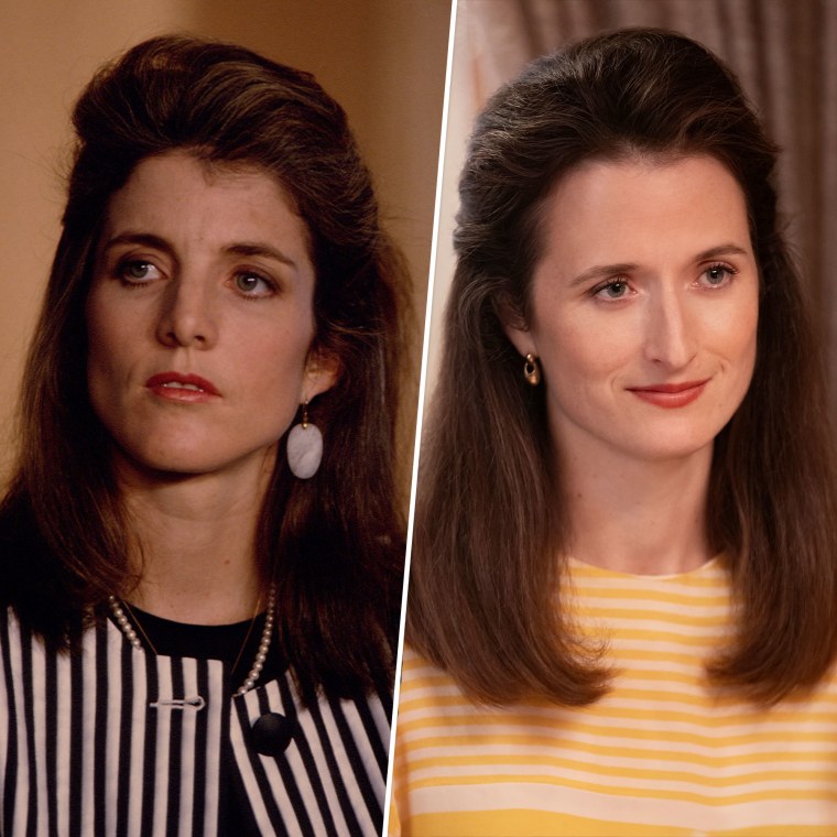 Imagem dividida: Caroline Kennedy / Grace Gummer