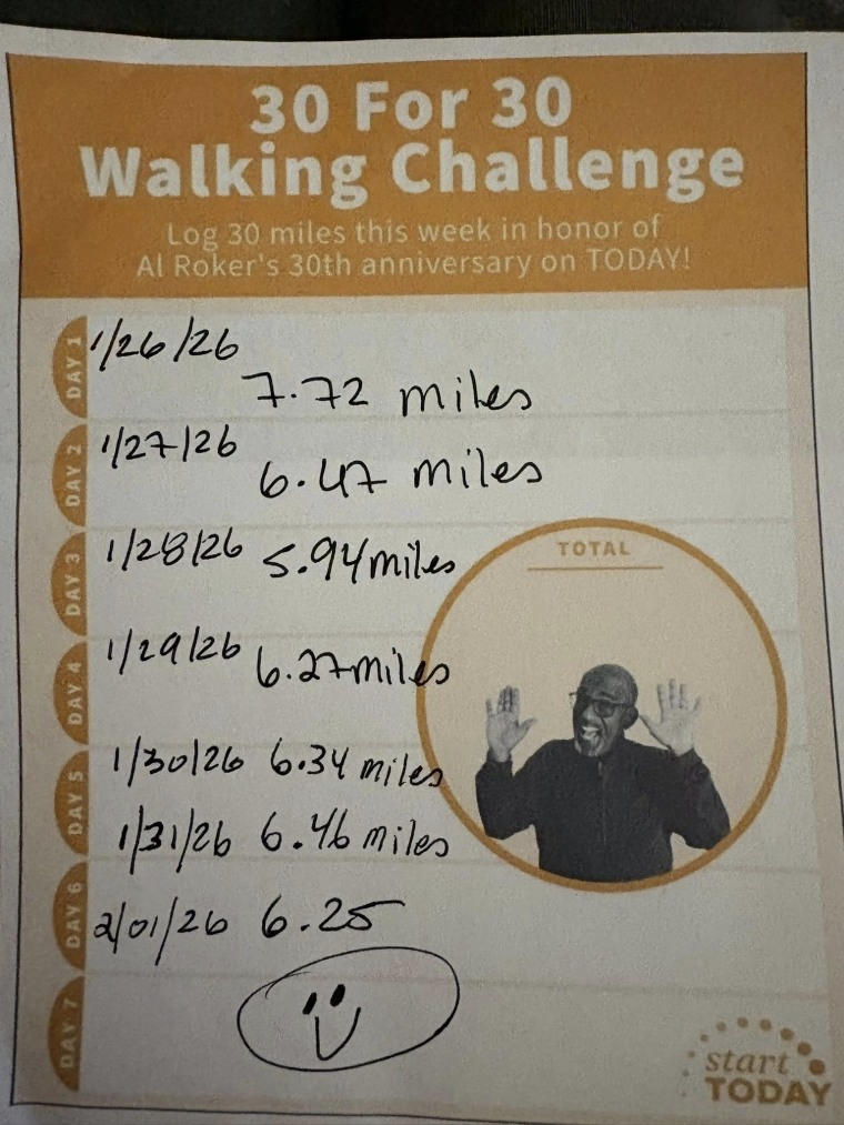 Kathleen enjoying her walking routine with a neighbor