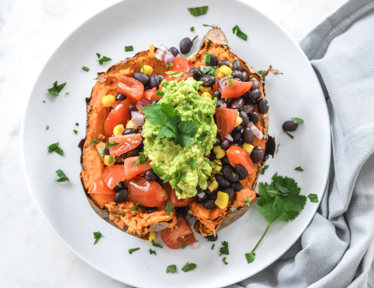 Mexican Stuffed Sweet Potato