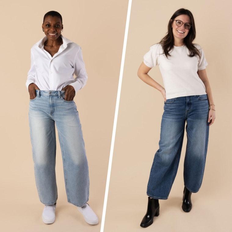 Quince Bella Stretch Barrel Jeans