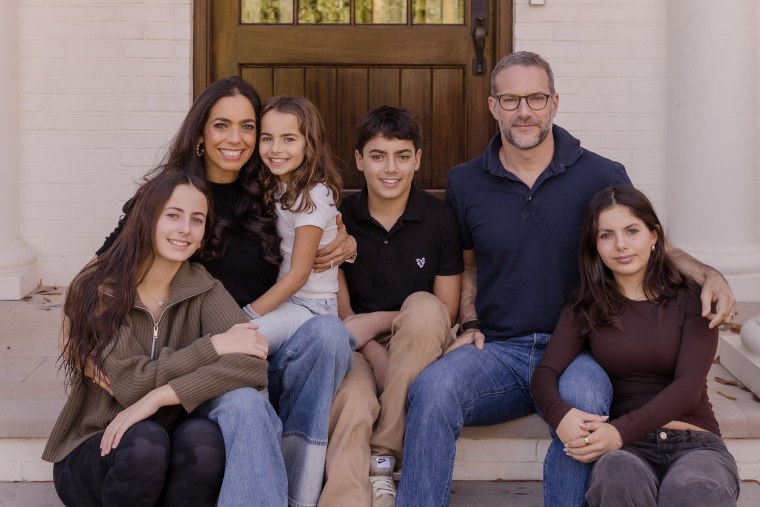 Shira Kupperman Boehler with her four children and husband.