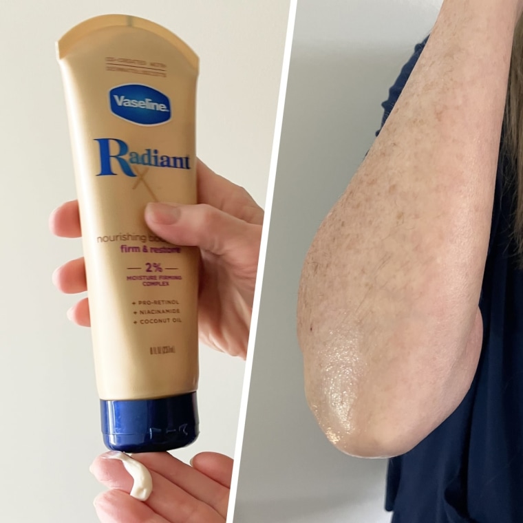 Shop TODAY mom Jude Bender shows off her silky smooth results from using Vaseline's body lotion